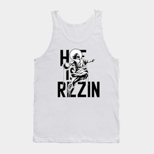 He Is Rizzin Funny Jesus Play Basketball Easter Christian Anime Tank Top